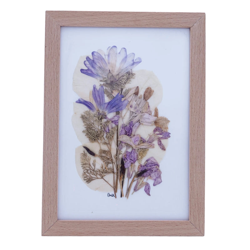 Yaprak Sanatı Peyzaj Tablo [13,5 cm x 18,5 cm]