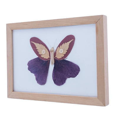 Yaprak Sanatı Peyzaj Tablo [13,5 cm x 18,5 cm]