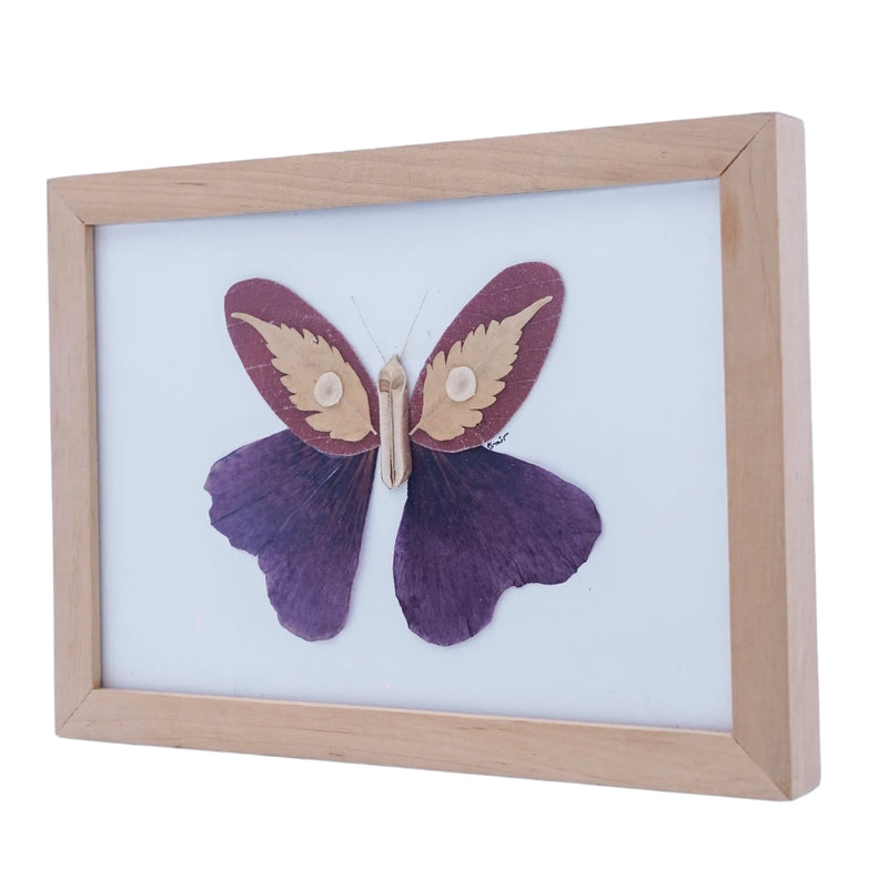 Yaprak Sanatı Peyzaj Tablo [13,5 cm x 18,5 cm]