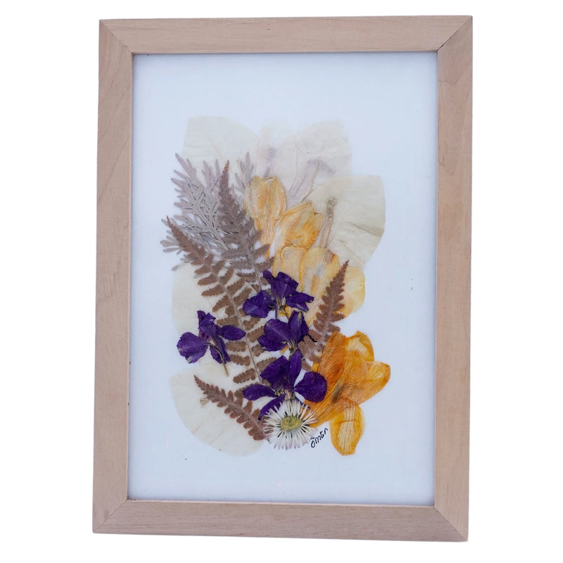 Yaprak Sanatı Peyzaj Tablo [13,5 cm x 18,5 cm]