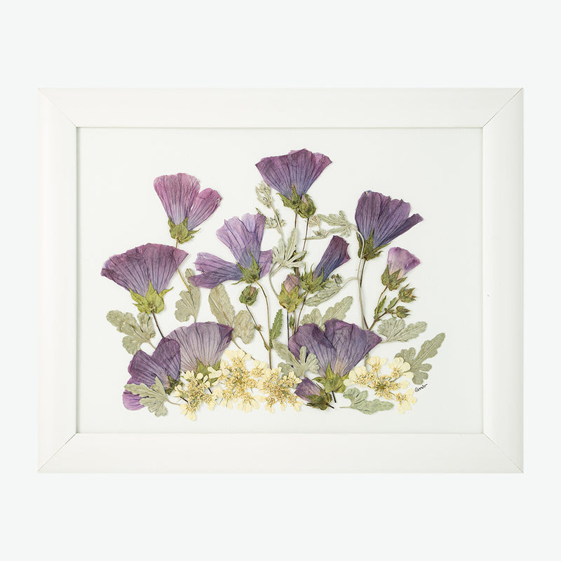 Riot Of Colors- Leaf Art Composition with Wooden Frame