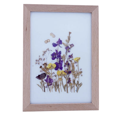 Yaprak Sanatı Peyzaj Tablo [13,5 cm x 18,5 cm]