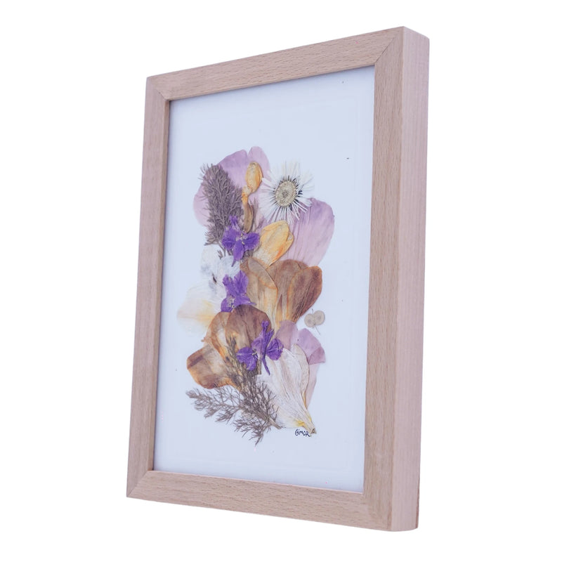 Yaprak Sanatı Peyzaj Tablo [13,5 cm x 18,5 cm]