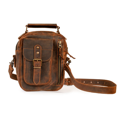 Hakiki Deri Erkek El Çantası, %100 El Yapımı