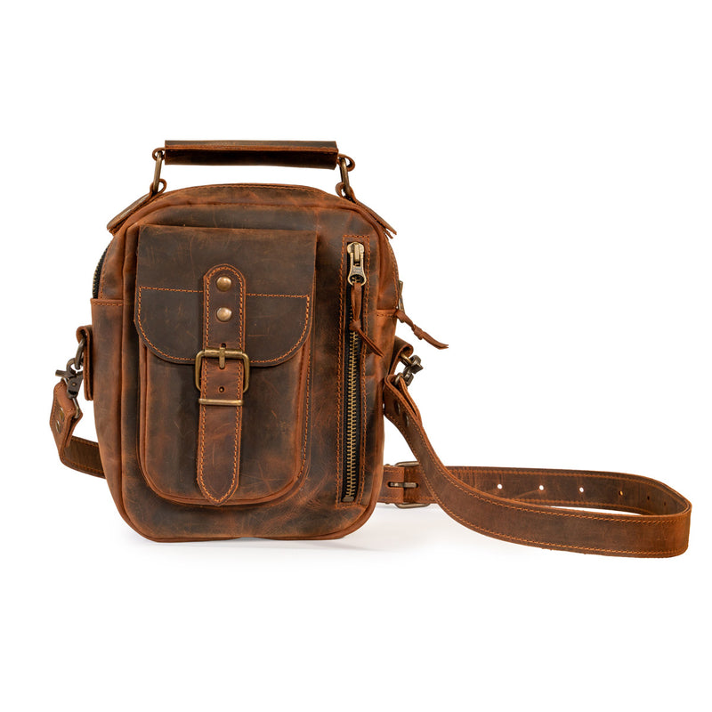 Hakiki Deri Erkek El Çantası, %100 El Yapımı