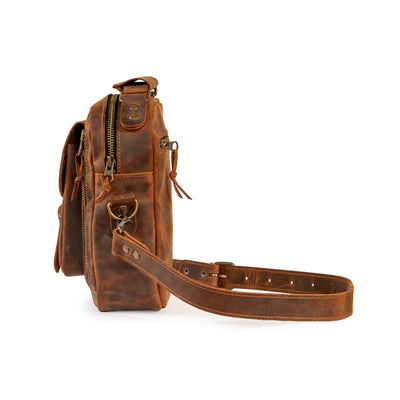 Hakiki Deri Erkek El Çantası, %100 El Yapımı