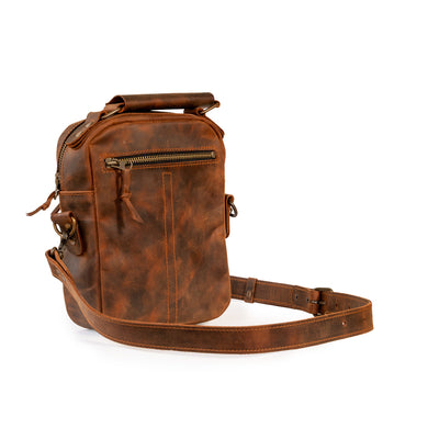 Hakiki Deri Erkek El Çantası, %100 El Yapımı