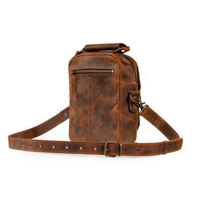 Hakiki Deri Erkek El Çantası, %100 El Yapımı