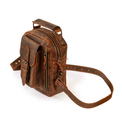 Hakiki Deri Erkek El Çantası, %100 El Yapımı