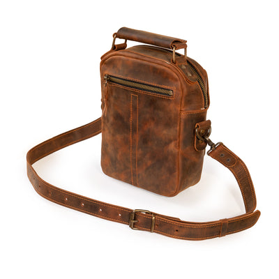 Hakiki Deri Erkek El Çantası, %100 El Yapımı