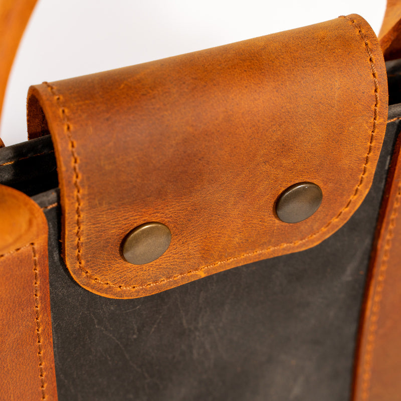 Hakiki Deri Unisex Sırt Çantası, %100 El Yapımı, Deri El Çantası