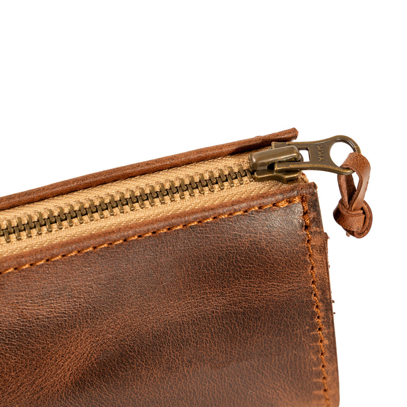 Hakiki Deri El Yapımı Körüklü Kalemlik