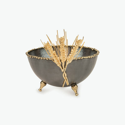 Başaklı Bakır Çanak (15 cm)