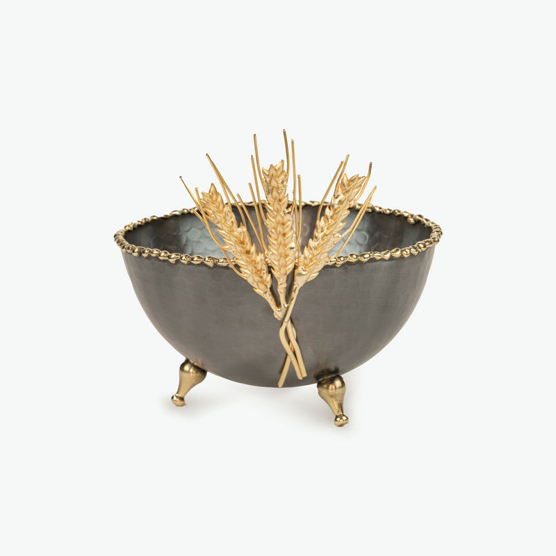 Başaklı Bakır Çanak (15 cm)