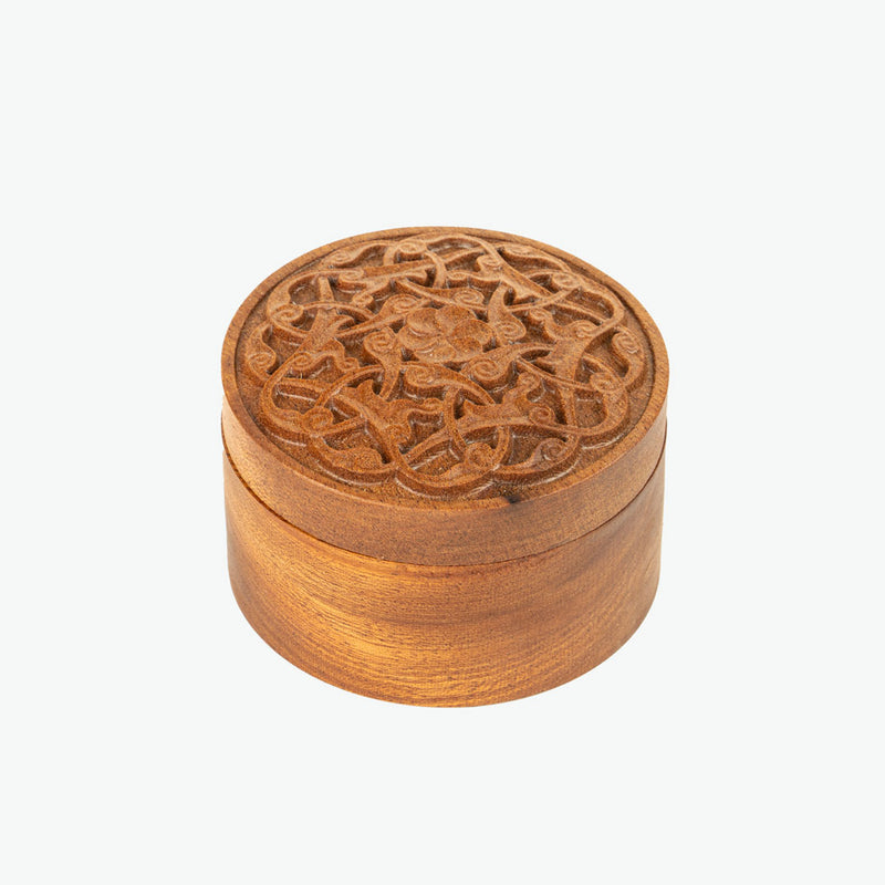 Rumi Motif Sapelli Wood Accessory Box