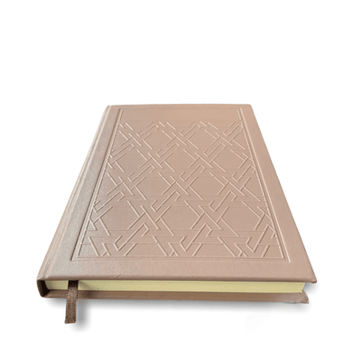 Handmade Leather Journal - Beige Color, [9" x 6,1"]